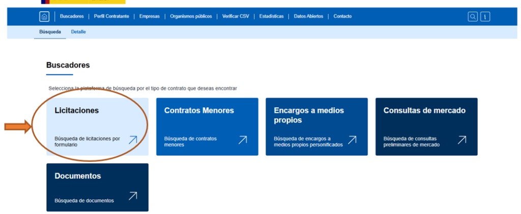 Web plataforma contratación